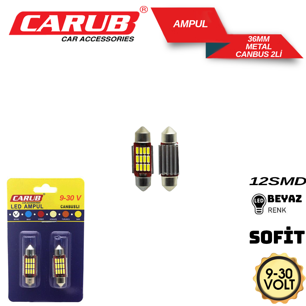 Carub Sofit Ampul V Smd Mmmet Cambus Bey Burak Otomotiv